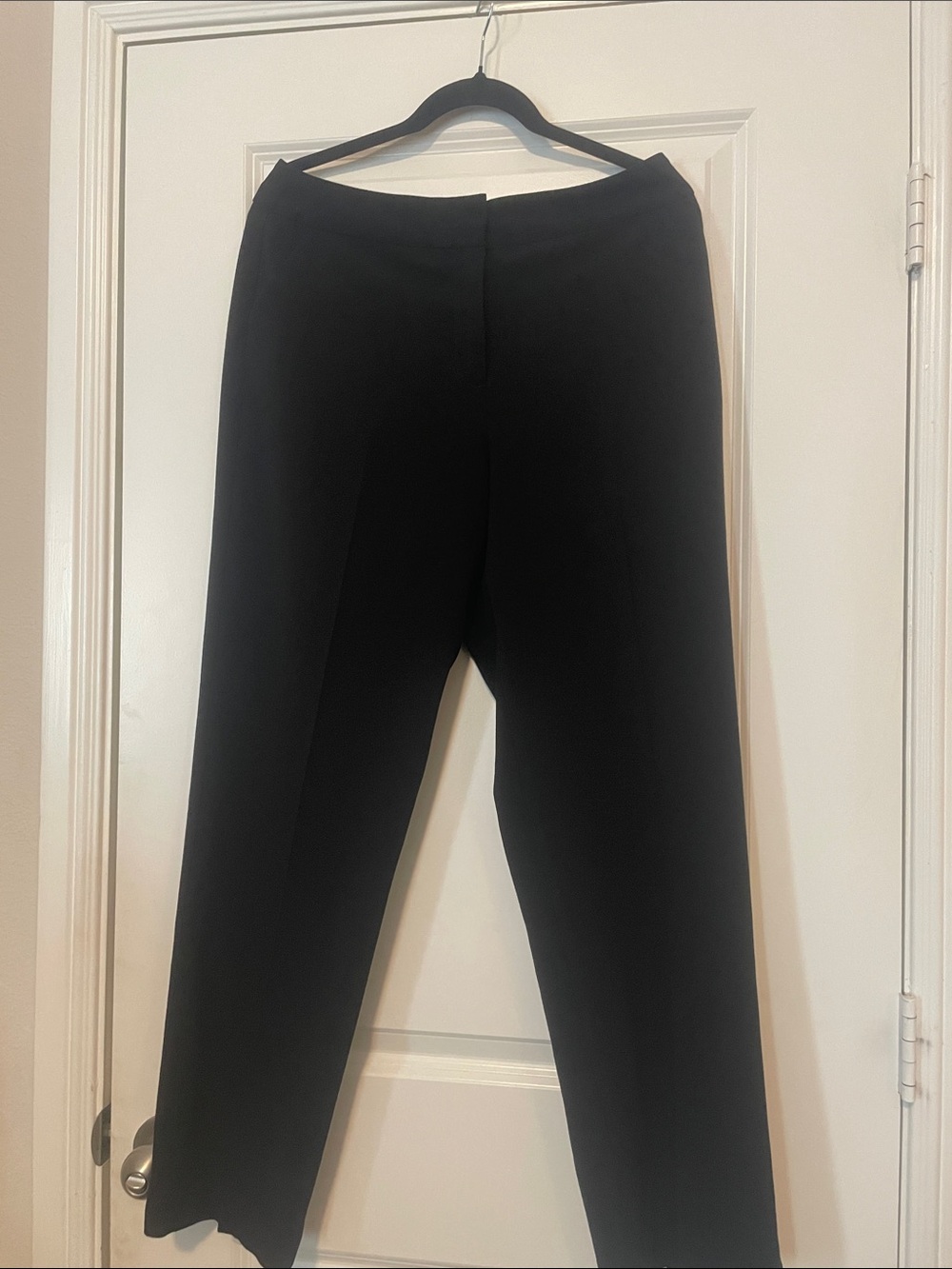 Investments Black Tailored Straight-Leg Dress Pants